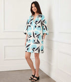 Petite Size Puff Sleeve Peasant Dress