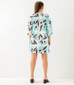 Petite Size Puff Sleeve Peasant Dress