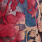 Plus Size 3/4 Sleeve Tie-Dye Burnout Trapeze Dress
