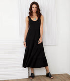 Petite Size Tiered Midi Dress